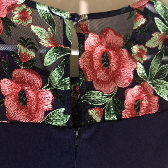 Bcx Navy floral dress - Picture 6 of 6